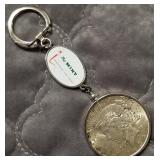 1934 SILVER DOLLAR KEYCHAIN (698 A)