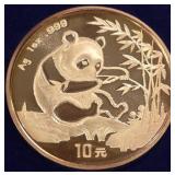 1994 - 1OZ .999 SILVER PANDA COIN (998 D)