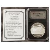 1 TROY OUNCE .999 FINE SILVER HOOVER DAM (793)