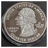 .999 FINE SILVER 2 TROY OZ NEVADA ROUND (703)