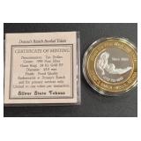 SILVER STATE BROTHEL TOKEN .999 SILVER (657 A)