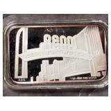 1oz .999 FINE SILVER - RENO (725 E)