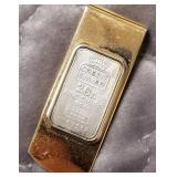 MONEY CLIP W/ 2GR FINE SILVER .999 (670)