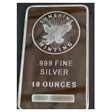 .999 FINE SILVER 10 OUNCES (911 E)