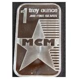 1 TROY OUNCE .999 FINE SILVER (907 E)