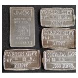 .999 SILVER BARS (TOTAL WEIGHT 37.8GRAMS) (945)
