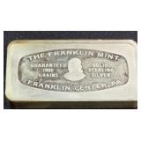 FRANKLIN MINT 1000 GRAINS STERLING SILVER (733 B)