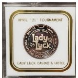 LADY LUCK $25 DOLLARS .999 SILVER COINS (689 C)