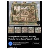 Q - TAPESTRY WALL HANGING 40X50' (M73)