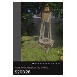 Q - HANGING SHELL BASKET OUTDOOR PLANTER (G73)