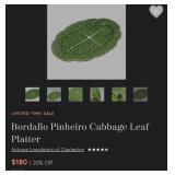 Q - BORDALLO PINHEIRO DIVIDED PLATE (L80)