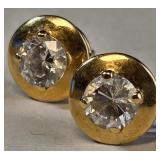 PAIR OF 14K GOLD EARRINGS 1.41GRAMS (J6)