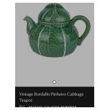 Q - BORDALLO PINHEIRO TEAPOT (K30)