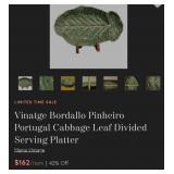 Q - BORDALLO PINHEIRO SERVING DISH (L82)