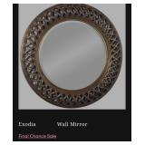 Q - ROUND WALL DECOR MIRROR 39'DIA (L15)