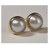 PAIR OF 14K GOLD EARRINGS 1.87GRAMS (J3)