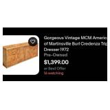 Q - SIX-DRAWER DRESSER WITH CONTENTS (M77)