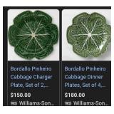 Q - FOUR PIECES BORDALLO PINHEIRO PLATES (K42)
