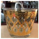 Q - MID-CENTURY ICEBUCKET & TONGS (C9)