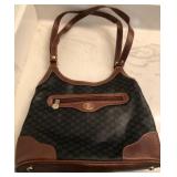 Q - RIONO SIGNATURE BROWN SHOULDER BAG (M48)