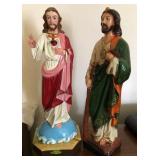 Q - TWO RELIGIOUS STATUETTES (M71)