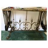 Q - DECORATIVE CONSOLE TABLE 36'L (C38)