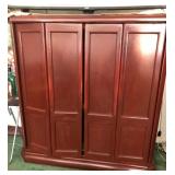 Q - ARMOIRE WITH CONTENTS 53X45' (C22)