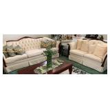 Q - SOFA & LOVESEAT SET WITH PILLOWS (L39)