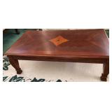 Q - COFFEE TABLE WITH INLAY DESIGN (L37)