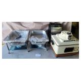 Q - CHAFFING SERVING DISHES, BROILER AND MORE (G69