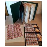 D - LOT OF COLLECTIBLE STAMPS & ALBUM (D113)