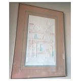 D - SOUTHWESTERN-STYLE FRAMED ART 28X20' (K65)