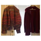 D - LOT OF TWO WOMEN'S SWEATERS (M45)