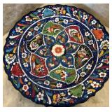 D - DECORATIVE TURKISH CERAMIC PLATE 12'DIA (D3)