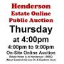 Thurs.@4pm - "Silver Springs" Estate Online Auction - 3/12