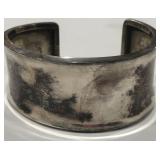 STERLING SILVER CUFF BRACELET 43.2 GRS