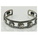 STERLING SILVER BANGLE BRACELET 22.90GRS
