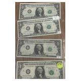7   US 1 DOLLAR NOTE