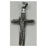 STERLING SILVER CROSS PENDANT 5.20GRS