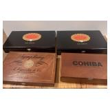 4 EMPTY CIGAR BOXES