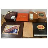 7 EMPTY CIGAR BOXES