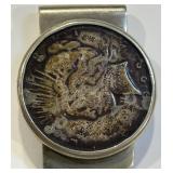 PEACE DOLLAR MONEY CLIP 46.60GRS