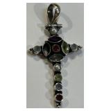 STERLING SILVER CROSS PENDANT 4.50GRS