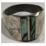 STERLING SILVER RING  7.70GRS