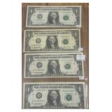 5   US 1 DOLLAR NOTE