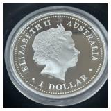 1 OZ AUSTRALIAN SILVER PROOF COIN