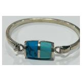 STERLING SILVER BANGLE BRACELET 28.60GRS