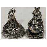 2 STERLING SILVER PENDANTS 16.00GRS