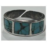 STERLING SILVER RING 5.90GRS