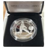 BASKETBALL HALL OF FAME SILVER COIN